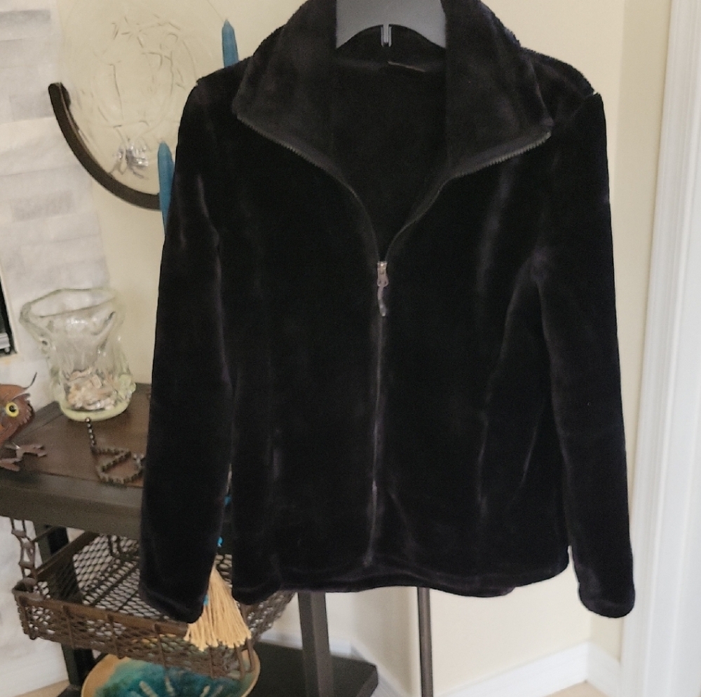 32 Degrees Black Teddy Jacket